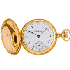 Rockford pocket watch  14k white porcelain dial 33mm Manual watch