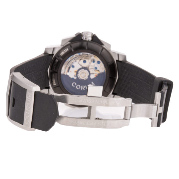 Corum Admirals Cup 01.0075/986.581.98/F371 Stainless Steel Black dial 44mm Autom