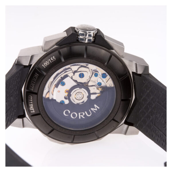 Corum Admirals Cup 01.0075/986.581.98/F371 Stainless Steel Black dial 44mm Autom