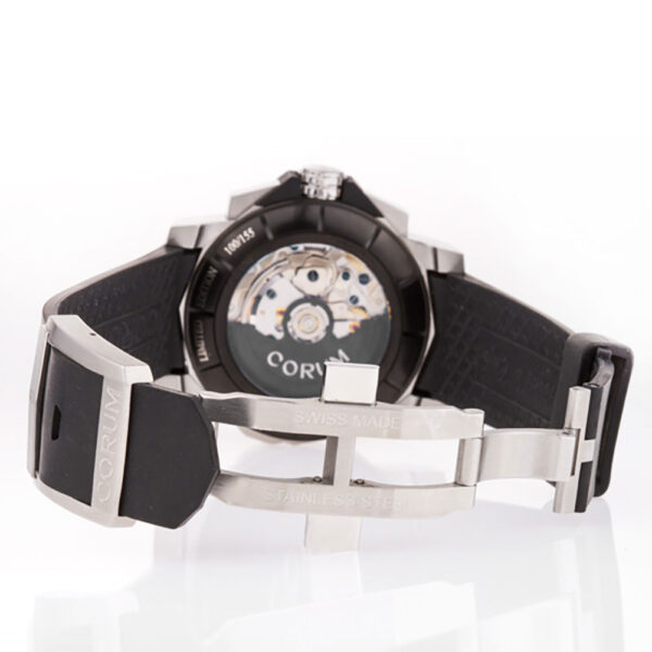 Corum Admirals Cup 01.0075/986.581.98/F371 Stainless Steel Black dial 44mm Autom