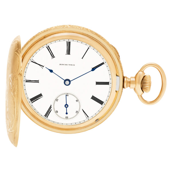 Rockford pocket watch 7125385 Gold Fill White dial 40mm Manual watch