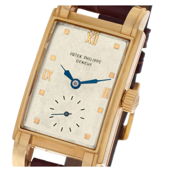 Vintage Patek Philippe Classic in 18k with off white dial. Manual w/ sub seconds