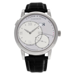 A. Lange & Sohne Lange 1 115.025 Platinum Silver dial 42mm Manual watch