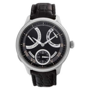 Maurice Lacroix Masterpiece MP7268 Stainless Steel Black dial 44mm Manual watch