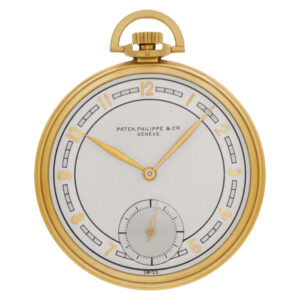 Patek Philippe 18k Silver dial 45mm Manual watch