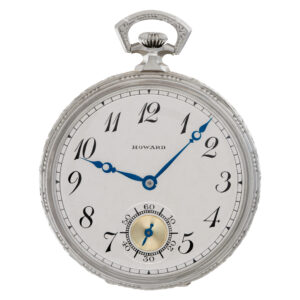 Howard pocket watch 14k white gold 43.5mm Manual watch