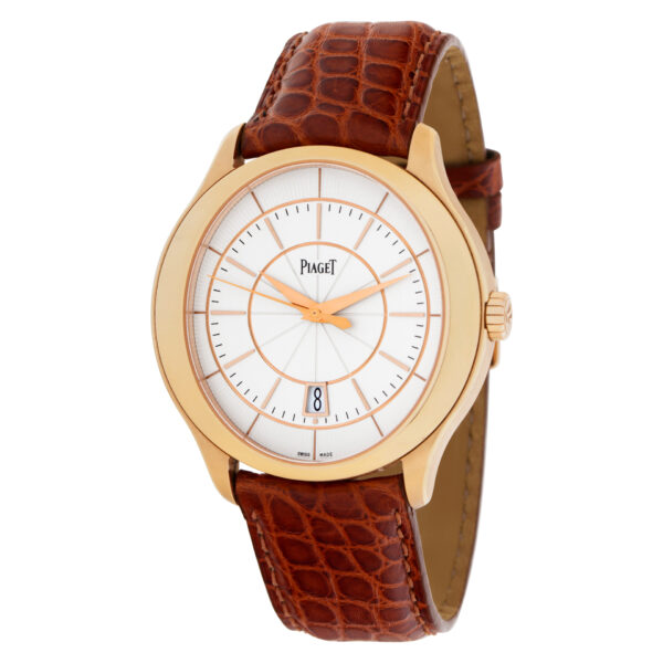 Piaget Gouverneur GOA37110 18k rose gold 43mm auto watch