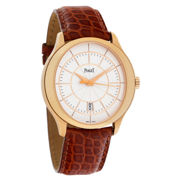 Piaget Gouverneur GOA37110 18k rose gold 43mm auto watch