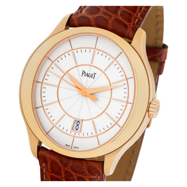 Piaget Gouverneur GOA37110 18k rose gold 43mm auto watch