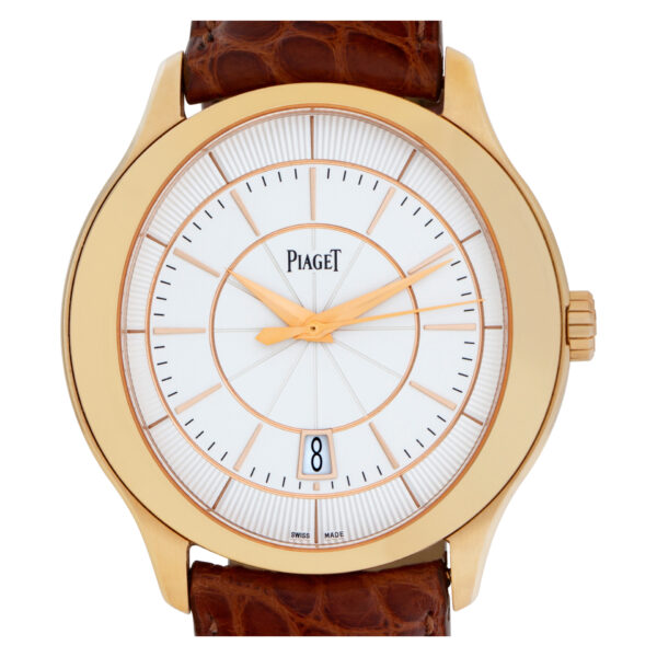 Piaget Gouverneur GOA37110 18k rose gold 43mm auto watch