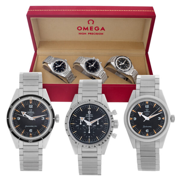 Omega Seamaster, Railmaster, Speedmaster "Limited Edition Trilogy 1957"