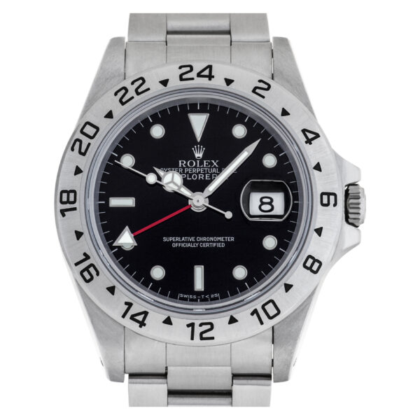 Rolex Explorer II 16570 Stainless Steel Black dial 40mm Automatic watch