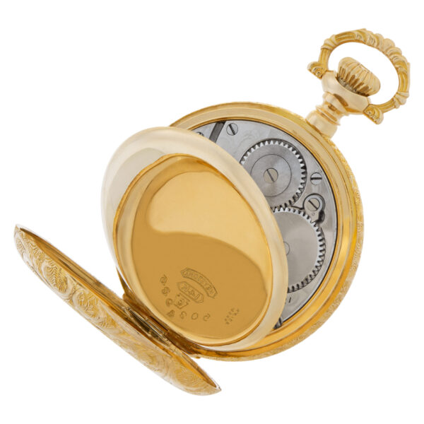 Waltham pocket watch 5024935 14k White dial 30mm watch