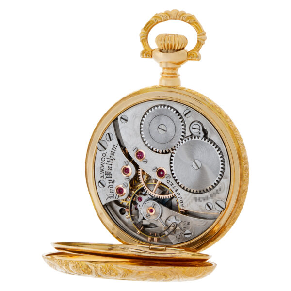 Waltham pocket watch 5024935 14k White dial 30mm watch