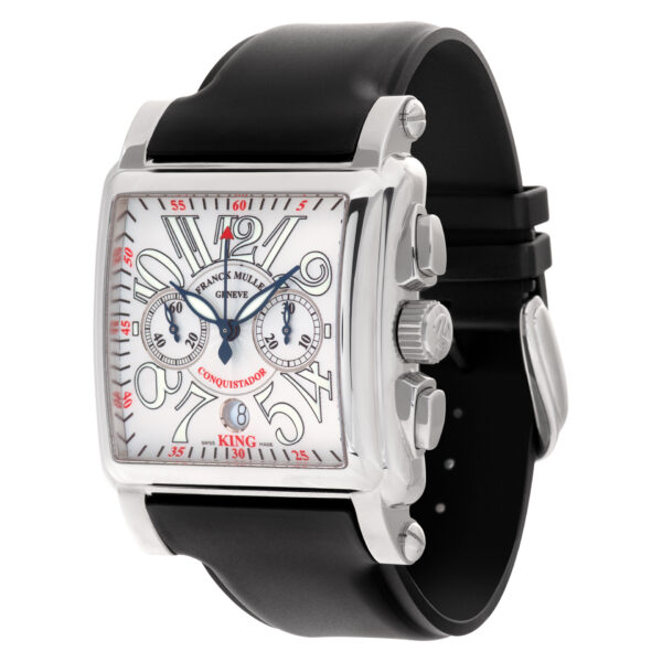 Franck Muller Conquistador 10000 K CC Stainless Steel White dial 44mm Automatic