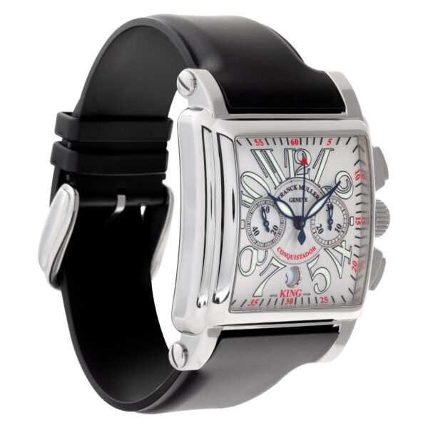 Franck Muller Conquistador 10000 K CC Stainless Steel White dial 44mm Automatic