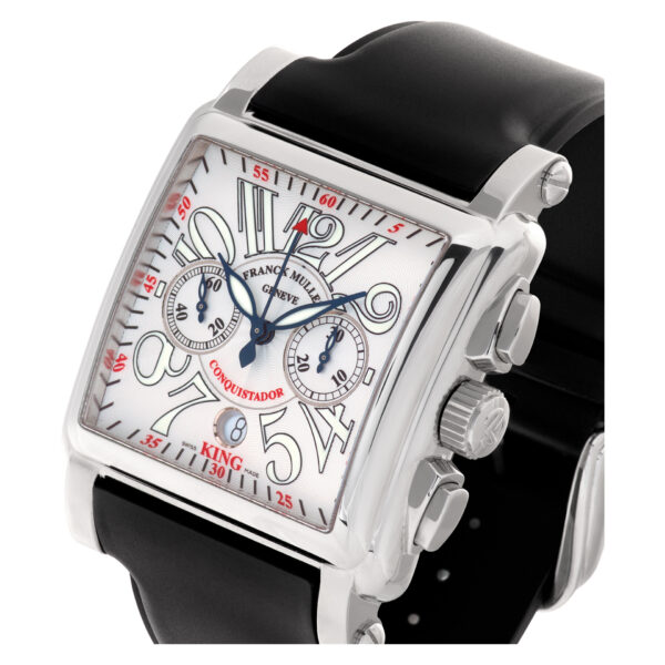 Franck Muller Conquistador 10000 K CC Stainless Steel White dial 44mm Automatic