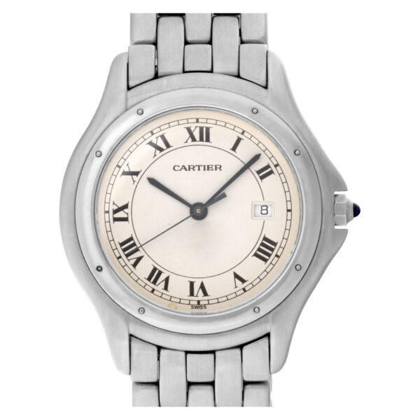 Cartier Cougar W35002F5 stainless steel 33mm Quartz watch