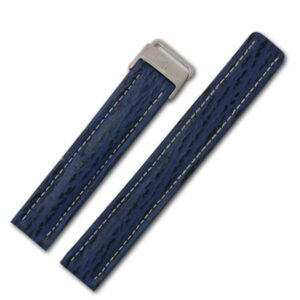 Breitling blue sharkskin strap (18x17)