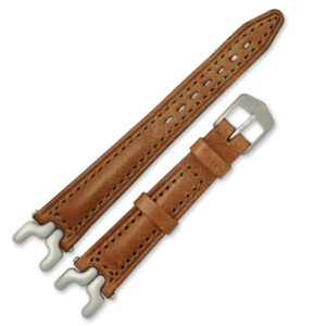 Tag Heuer brown leather strap (15x11)