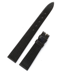 Rolex ladies dark brown lizard strap (13x10)