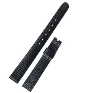 Ladies Rolex black lizard strap (12x10)