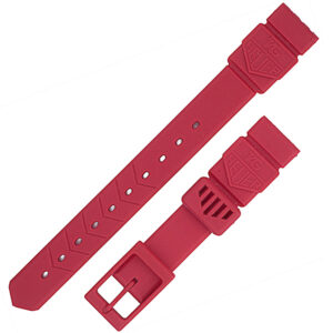 Ladies Tag Heuer fusia rubber strap (15x12)