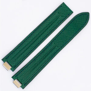 Ladies Cartier green lizard strap (18x16)