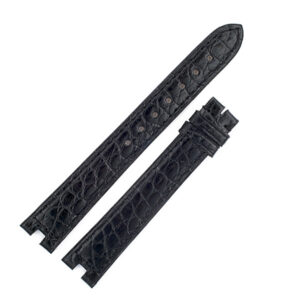 Cartier ladies black crocodile Must de strap (16mmx14mm)