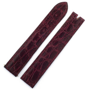 Cartier burgundy alligator strap (18mmx16mm)