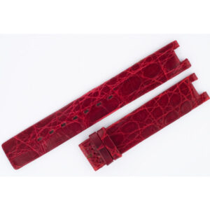 Jaeger LeCoultre red color alligator strap (15x16)