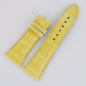 Cartier yellow alligator strap for lds Divan (24x18) 4 1/8" & 2.5" long