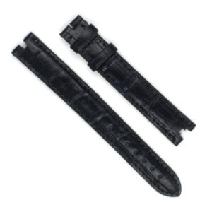 Cartier Shiny Black Alligator Strap (15x14)