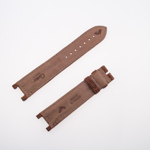 Cartier light brown crocodile leather strap (19.5mm x 17.5mm)