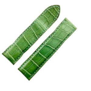 Cartier light green alligator leather strap (18mm x 17.5mm)