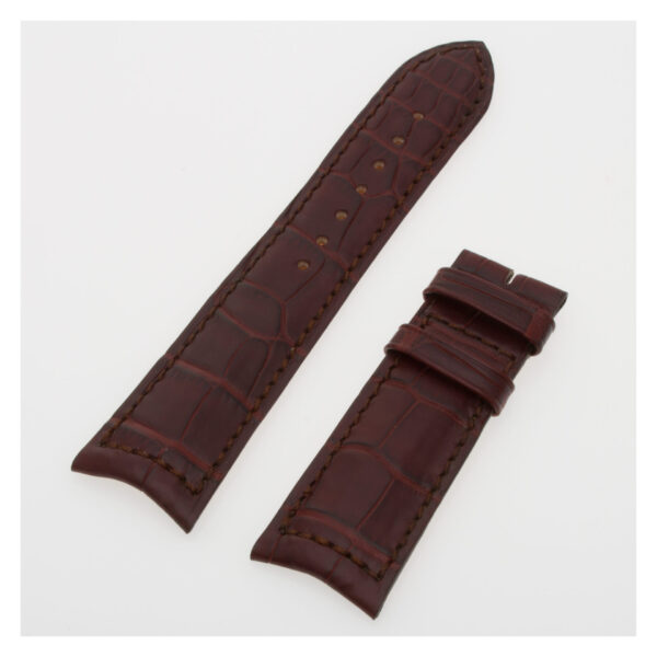 Jaeger-LeCoultre matte brown alligator strap (21x18)