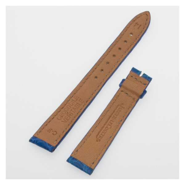 Jaeger-LeCoultre blue matte crocodile strap (14x12)