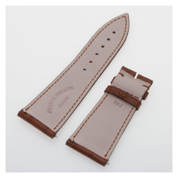 Franck Muller brown alligator strap (27 x 20)