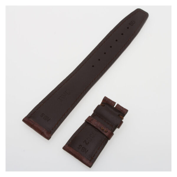 IWC matte brown alligator strap (22x18) IWA29444