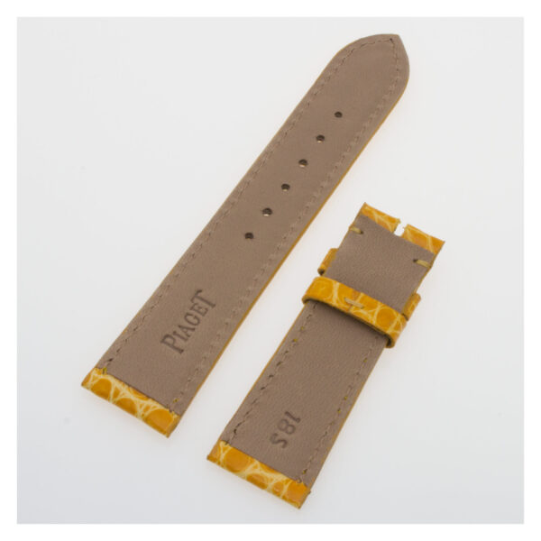 Piaget yellow crocodile leather strap (18mm x 16mm)