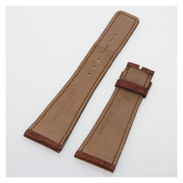 Pierre Kunz brown alligator strap (25 x 18)