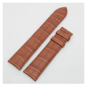 Cartier matte brown alligator strap for deployant buckle 20x18mm