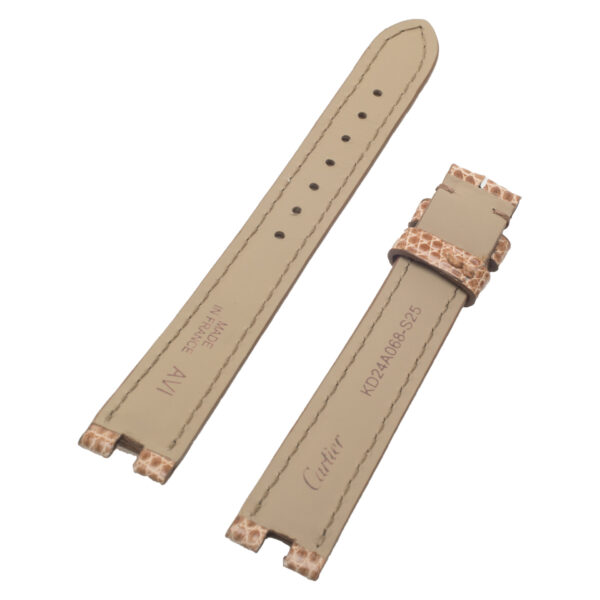 Cartier light brown alligator leather strap (13mm x 12mm)