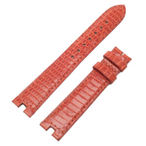 Cartier bright orange lizard strap (16mm x 14mm)