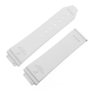 Hublot white rubber strap 24mm x 21mm (12-25-80, 6-25-100)