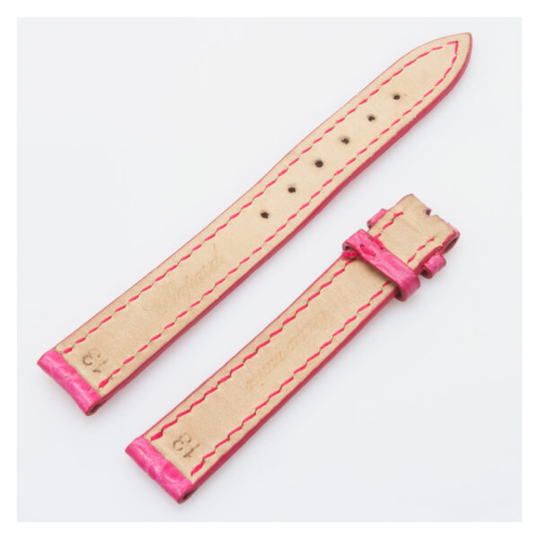 Chopard pink crocodile strap (13mm x 11.5mm)