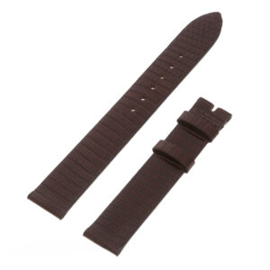 Corum glossy brown lizard strap for tang buckle (15mm x 14mm)