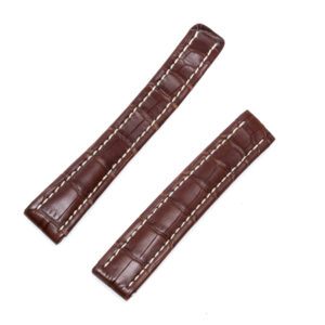 Breitling brown crocodile strap 16x14