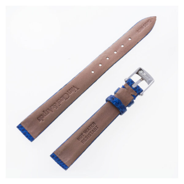 Van Cleef & Arpels 2-tone blue and aqua green lizard strap (12x10)