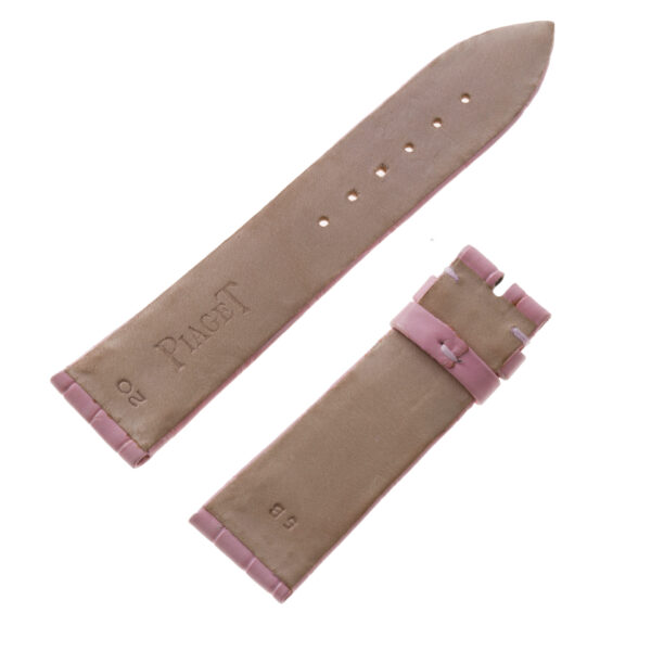 Piaget pink alligator strap (20mm x 18mm)